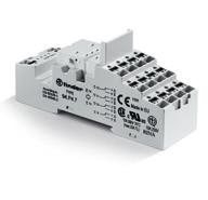 Розетка с безвинтовыми клеммами Push-in для реле 55.32, 55.34, таймера 85.02, 85.04; применяются модули 86.00, 99.02; в комплекте металлическая клипса 094.71; версия: синий цвет