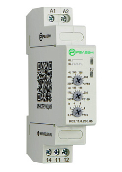 Реле контроля напряжения; 1 перекидной контакт 8А (~ 230В AC)