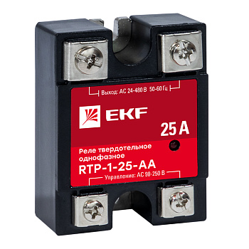 Реле твердотельное однофазное RTP-25-AA EKF PROxima
