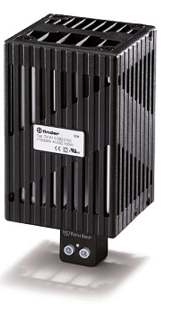 Щитовые электронагреватели; электропитание 110…250В AC/DC; тепловая мощность 100Вт; установка на рейку 35мм; степень защиты IP20