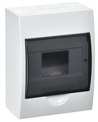 Бокс ЩРН-П-6 модулей навесн. пластик IP41 GENERICA