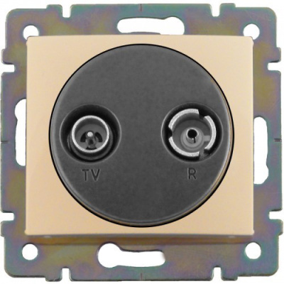 Розетка TV-FM Legrand Valena концевая 10Дб (слоновая кость)   774333