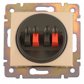 Розетка для динамиков двойная Legrand Valena (слоновая кость )    774324 