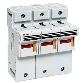 Предохранитель-разъединитель для ПВЦ 22x58 3P (с индикацией) EKF