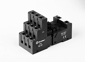 Розетка с винтовыми клеммами (с зажимной клетью) для реле 62.31, 62.32, 62.33; применяются модули 86.00, 86.30, 99.02; в комплекте металлическая клипса 092.71; версия: синий цвет