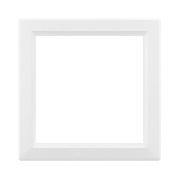 Декоративная вставка для металлических рамок "Avanti", белая, 1 пост (2 мод.)