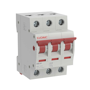 Выключатель нагрузки модульный YON max типа MSD, 3 полюса, 40А