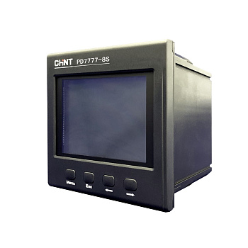 Многофунк. изм. прибор  PD7777-8S3 380V 5A 3ф 120x120 LCD дисплей RS485 (CHINT)