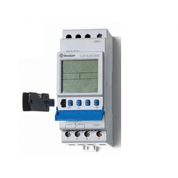 Реле времени цифровое ASTRO; программируется ПК (012.90); монтаж на рейку 35мм; 2СO 16A; питание 230В АC; ширина 35.8мм; степень защиты IP20