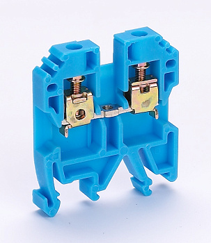 Зажим наборный 35А 4мм2 ЗН-101 синий