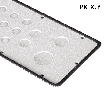 Панель кабельного ввода с выбивными отверстиями