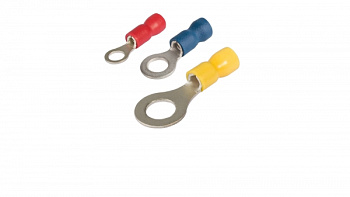 Наконечник кольцевой изолированный М4, 0,5-1,5мм2; IRT 401