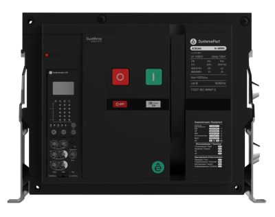 ВОЗДУШНЫЙ АВТ.ВЫКЛ.SYSTEMEPACT ACB16N 1250A 4P 6.0E СТАЦ ГП MCH+MX+XF AC230V SDE2