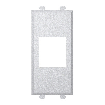 Адаптер без шторки для Keystone, "Avanti", "Закаленная сталь", 1 модуль