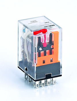 Промежуточное реле 4 конт. с LED инд. и TEST функ. 3А 230В AC ПР-102