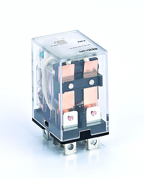 Промежуточное реле 2 конт. с LED инд. 10А 230В AC ПР-102