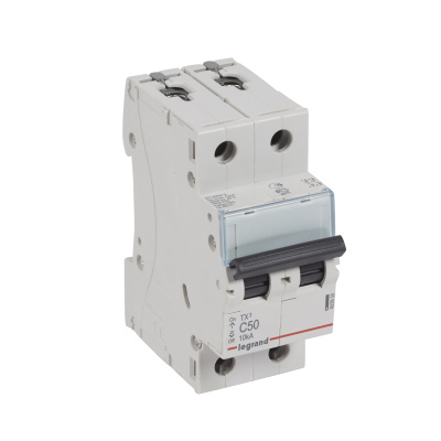Автоматический выключатель TX3 C50A 2П 6000/10kA