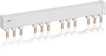 Шинная разводка 3-фазн. PS2-4-2-125 до 125А для соединения 4-х автоматов типа MS165, MO165 с 2-мя до