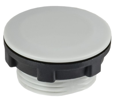 Заглушка для отверстия 22мм серая MASTER IEK