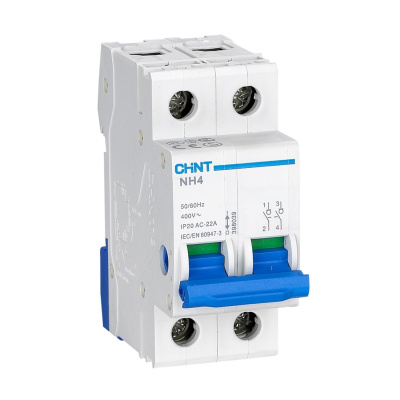 Выключатель нагрузки NH4 2P 80A (R)(CHINT)