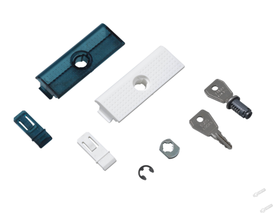 Замок с ключом Mistral41 наст. белый