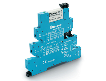 Интерфейсный модуль, электромеханическое реле, серия MasterPLUS; 1CO 6A; контакты AgNi; питание 230-240В AC/DC; подавление утечки тока; категория защиты IP20; винтовые клеммы